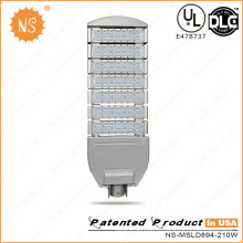 UL Dlc Listado IP65 Waterproof Modular LED Street Light 210W